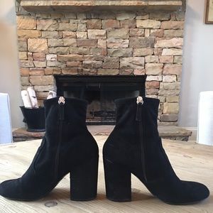 Steve Madden Jacque Bootie Black Suede size 7.5